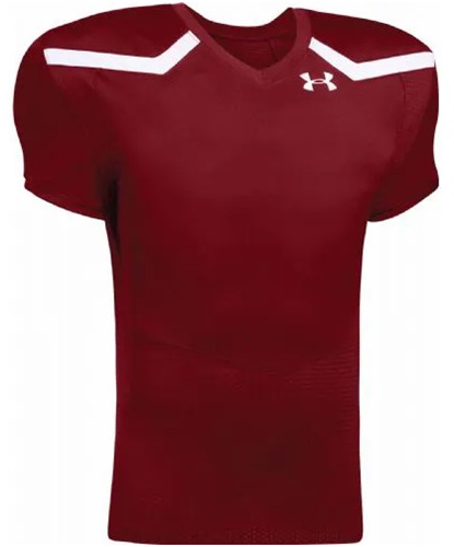 Under Armour Adult 2-Color Football Jersey-BK,Forest,Cardinal