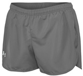 Under Armour Women's 2.5" Inseam Kick Split Shorts (Bk,Forest,Graphite,Maroon,Royal,Red)