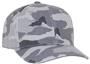 Pacific Headwear Herringbone Poly/Rayon baseball Cap (Graphite,Silver,Brown)