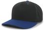 Cotton-Poly Hook-And-Loop Adjustable Baseball Cap (Silver,Blue Teal,Silver.Purple)