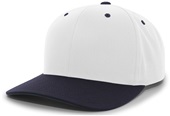 Cotton-Poly Hook-And-Loop Adjustable Baseball Cap (Silver,Blue Teal,Silver.Purple)