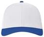 Pacific Headwear Pro Model Universal Fitted Twill Baseball Cap (White/Black)