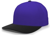 Adult/YouthPro-Wool Hook-And-Loop Adjustable Baseball Cap (Silver,Royal,Red,Purple,Navy,White)