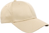 Adult/Youth Coolport Mesh Hook-And-Loop Adj Baseball Cap  (Silver.White,Vegas,Navy,Black)