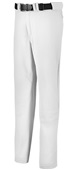 Baseball Pants Adult/Youth, Open-Bottom, 2-Snap (A2XL, A3XL - Grey or White), (YM,YS - White)