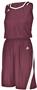 Mens Sleeveless Cooling Basketball (Jersey Only), (BK,WT,Red,Royal,Navy,Purple,Forest,Maroon) MAROON/WHITE Primary