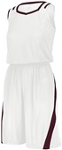 Mens Sleeveless Cooling Basketball (Jersey Only), (BK,WT,Red,Royal,Navy,Purple,Forest,Maroon) WHITE/MAROON Primary