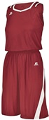 Mens Sleeveless Cooling Basketball (Jersey Only), (BK,WT,Red,Royal,Navy,Purple,Forest,Maroon) CARDINAL/WHITE Primary