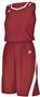 Mens Sleeveless Cooling Basketball (Jersey Only), (BK,WT,Red,Royal,Navy,Purple,Forest,Maroon) CARDINAL/WHITE Primary