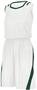 WHITE/DARK GREEN