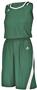 Womens Sleeveless Basketball (Jersey Only) (BK,WT,Red,Royal,Navy,Purple,Forest,Maroon,Card DARK GREEN/WHITE Primary
