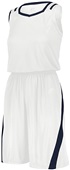 Womens Sleeveless Basketball (Jersey Only) (BK,WT,Red,Royal,Navy,Purple,Forest,Maroon,Card WHITE/NAVY Primary