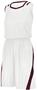 WHITE/MAROON