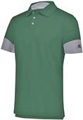 Russell Adult Hybrid Polo Shirt (Dark Green,Maroon,Red,White)