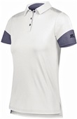 Russell Womens Hybrid Polo Shirt (Black,Forest,Maroon,Navy,Royal,Stealth,Red,White)