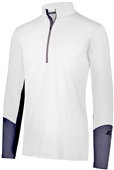 Adult Hybrid Pullover (Black,Forest,Maroon,Navy,Royal,Steel,Red,White) WHITE/STEEL Primary