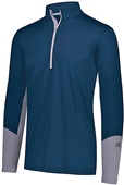 Adult Hybrid Pullover (Black,Forest,Maroon,Navy,Royal,Steel,Red,White) NAVY/STEEL Primary