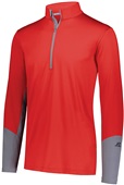 Adult Hybrid Pullover (Black,Forest,Maroon,Navy,Royal,Steel,Red,White) TRUE RED/STEEL Primary