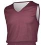 Outside: MAROON, Inside: WHITE