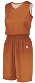 Womens Sleeveless Reversible Basketball Jersey (Burnt Orange,Sky,Forest,Gold,Maroon,Purpl,Royal,Red)