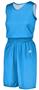 Womens Sleeveless Reversible Basketball Jersey (BK,Org,Cardinal,Sky,Forest,Gold,Navy,Purp,Royal,Red) Outside: COLUMBIA BLUE, Inside: WHITE Primary