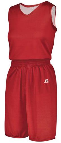 Womens Sleeveless Reversible Basketball Jersey (BK,Org,Cardinal,Sky,Forest,Gold,Navy,Purp,Royal,Red). Printing is available for this item.