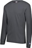 Russell Adult 90% Cotton Long Sleeve T Shirt (Heather,Black,Charcoal,Navy,Royal,Red,White)