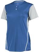 Womens Extra Fancy 2-Color, Short Sleeve Softball Jersey