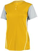 Womens Extra Fancy 2-Color, Short Sleeve Softball Jersey
