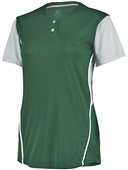 Womens Extra Fancy 2-Color, Short Sleeve Softball Jersey