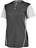 Womens Extra Fancy 2-Color, Short Sleeve Softball Jersey