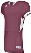 Adult Color BlockFootball Game Jersey (BK,WT,Forest,Maroon,Navy,Purple,Royal,Red) MAROON/WHITE Primary