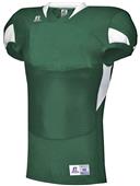 Russell Adult Waist Length Football Jersey (Forest/White & White/Forest)