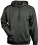 Adult Stripe Fleece Kangaroo Pocket Hoodie (AS -Black,Graphite,Navy,Red,Royal,Silver) BLACK STRIPE Primary