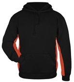 Adult Kangaroo Pocket Fleece Hoodie (Black or Navy)