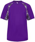 Youth Digital Camo Hook Loose-Fit T Shirt (Burnt Orange,Cardinal,Purple,Gold)