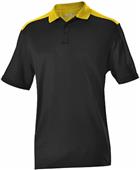 Adult Color Block Polo Shirt (Black,Navy,Red,Royal,White)