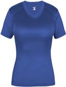 Womens Ultra-Soft Fitted Volleyball Jersey (Black,Sky,Graphite,Pink,Navy,Purple,Red,Royal,Silver,WT) ROYAL Primary