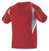 Adult & Youth 2-Button Henley Baseball Jersey (Black,Orange,Forest,Gray,Navy,Purple,Royal,Red,Sky,WT