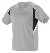 Adult & Youth 2-Button Henley Baseball Jersey (Black,Orange,Forest,Gray,Navy,Purple,Royal,Red,Sky,WT