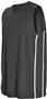 Adult & Youth Sleeveless Basketball Jersey (18-Colors) BLACK/WHITE Primary
