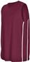 Adult & Youth Sleeveless Basketball Jersey (18-Colors) MAROON/WHITE Primary
