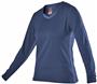 Womens/ Girls Long Sleeve Volleyball Jersey (Black,Forest,Maroon,Navy,Purple,Royal,Red,White) NAVY Primary