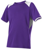Adult/Youth 3-Color Crew Neck Baseball Jersey (Black,Forest,Grey,Navy,Purple,Red,Royal,White)