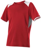 Adult/Youth 3-Color Crew Neck Baseball Jersey (Black,Forest,Grey,Navy,Purple,Red,Royal,White)