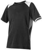 Adult/Youth 3-Color Crew Neck Baseball Jersey (Black,Forest,Grey,Navy,Purple,Red,Royal,White)