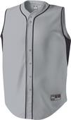 Holloway Fierce Faux Full Button Mens Youth Sleeveless Baseball Jerseys