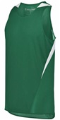 Holloway Adult Youth PR Max Track Jersey DARK GREEN/WHITE Primary