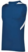 Holloway Adult PR Max Compression Track Jersey 221037 NAVY/WHITE Primary