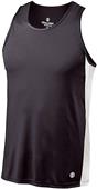 Holloway Adult Dry-Excel Vertical Track Singlets 221040 BLACK/WHITE/WHITE Primary